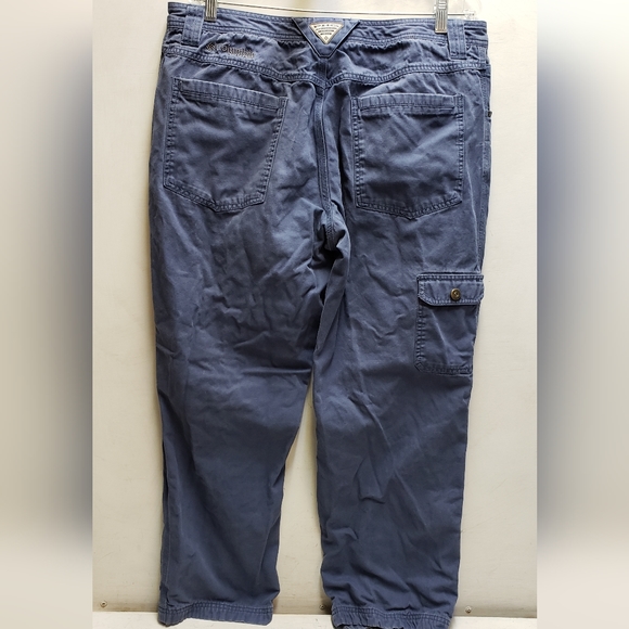 Columbia PHG Performance Hunting Gear blue flannel lined pants 38x30 outdoor - Picture 6 of 14